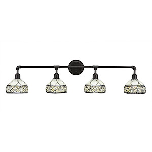 Vintage - 4 Light Bath Bar-10.75 Inches Tall and 42.5 Inches Wide - 697441
