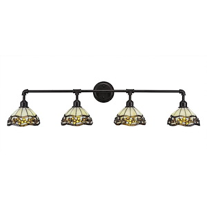 Vintage - 4 Light Bath Bar-10.25 Inches Tall and 43.25 Inches Wide - 697430