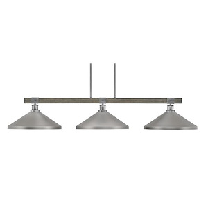 Tacoma - 3 Light Island-9 Inches Tall and 14 Inches Wide - 1338905
