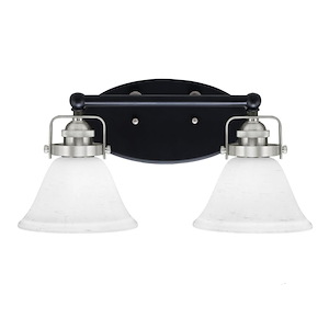 Easton - 2 Light Bath Bar-8.25 Inches Tall and 16.75 Inches Length - 1299592