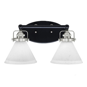 Easton - 2 Light Bath Bar-9 Inches Tall and 17 Inches Length - 1299723