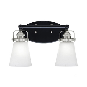 Easton - 2 Light Bath Bar-9.5 Inches Tall and 14.5 Inches Length - 1299617