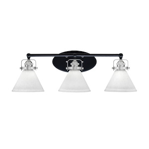 Easton - 3 Light Bath Bar-9 Inches Tall and 27 Inches Length - 1299621