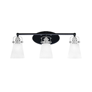 Easton - 3 Light Bath Bar-9.5 Inches Tall and 24.5 Inches Length - 1299606