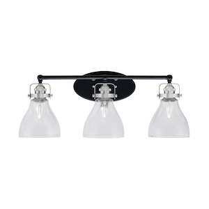 Easton - 3 Light Bath Bar-10.25 Inches Tall and 26.25 Inches Length - 1299622