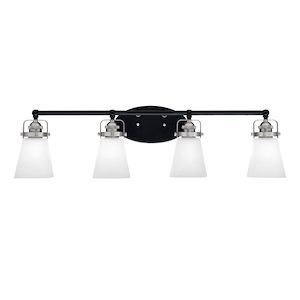 Easton - 4 Light Bath Bar-9.5 Inches Tall and 33.75 Inches Length - 1299729