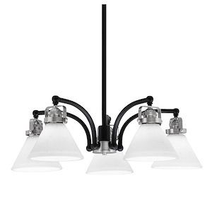Easton - 5 Light Downlight Chandelier-6 Inches Tall and 25.25 Inches Wide - 1299682