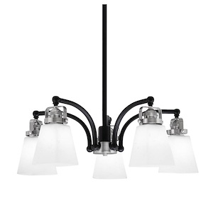 Easton - 5 Light Downlight Chandelier-6.5 Inches Tall and 24.5 Inches Wide - 1299668