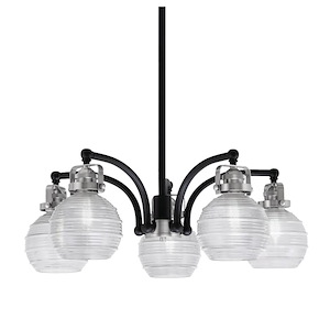 Easton - 5 Light Downlight Chandelier-6.5 Inches Tall and 24 Inches Wide - 1299768
