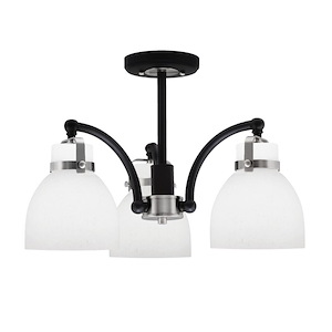 Easton - 3 Light Semi-Flush Mount-20.75 Inches Tall and 16.75 Inches Wide - 1338883