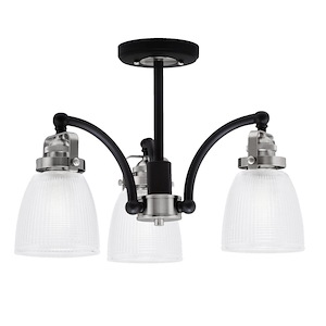 Easton - 3 Light Semi-Flush Mount-6.25 Inches Tall and 15.25 Inches Wide - 1299684