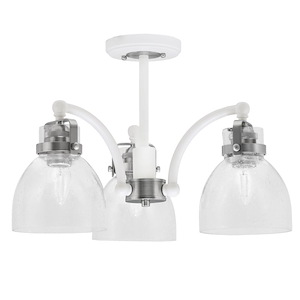 Easton - 3 Light Semi-Flush Mount in 13.25 Inches Tall and 16.75 Inches Wide - 1084651