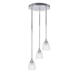 Empire - 3 Light Light Cluster Pendalier-10.25 Inches Tall and 14.5 Inches Wide - 1218503