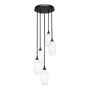 Empire - 5 Light Cluster Pendalier-15 Inches Tall and 15 Inches Wide - 1218822