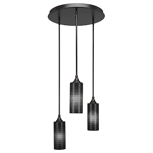 Empire - 3 Light Cluster Pendalier-14.25 Inches Tall and 18 Inches Wide - 731976