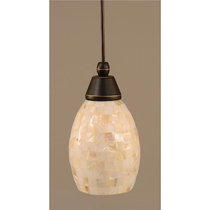 Any - 1 Light Mini Pendant-9 Inches Tall and 5 Inches Wide - 357564