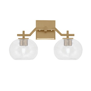 Corbin - 2 Light Bath Bar-9.75 Inch Tall and 16.75 Inch Length - 1374964