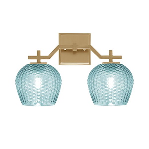 Corbin - 2 Light Bath Bar-10 Inch Tall and 15.75 Inch Length - 1374958