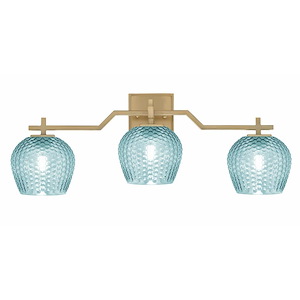 Corbin - 3 Light Bath Bar-10 Inch Tall and 27 Inch Length - 1374966