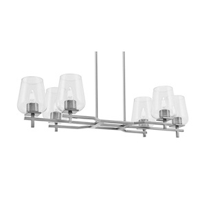Corbin - 6 Light Island-8.5 Inch Tall and 13 Inch Wide - 1374984