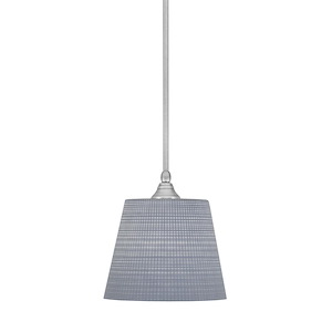 Stem - 1 Light Stem Mini Pendant With Hang Straight Swivel-10 Inches Tall and 10 Inches Wide - 1218666