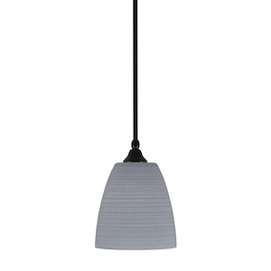 Stem - 1 Light Stem Mini Pendant With Hang Straight Swivel-10.25 Inches Tall and 8 Inches Wide - 1218669