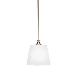 Stem - 1 Light Stem Mini Pendant With Hang Straight Swivel-10 Inches Tall and 10 Inches Wide - 1219189