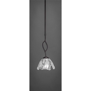 Revo - 1 Light Mini Pendant-14 Inches Tall and 7 Inches Wide - 1218673