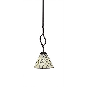 Revo - 1 Light Mini Pendant-14.5 Inches Tall and 7 Inches Wide - 489944