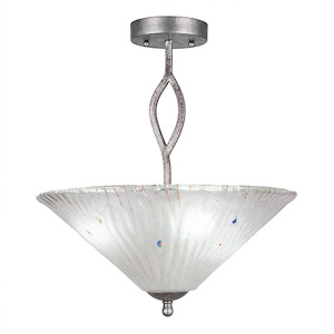 Revo - 3 Light Semi-Flush Mount-24.5 Inches Tall and 16 Inches Wide - 489942