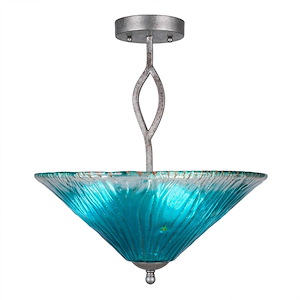 Revo - 3 Light Semi-Flush Mount-17.75 Inches Tall and 16 Inches Wide - 1151497