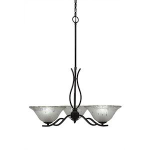 Revo - 3 Light Chandelier-18.75 Inches Tall and 23 Inches Wide - 549457