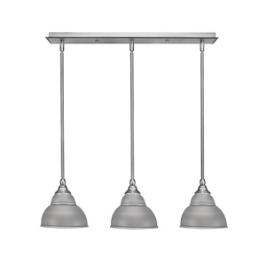 Any - 3 Light Linear Pendalier-7.5 Inches Tall and 7 Inches Wide - 358227