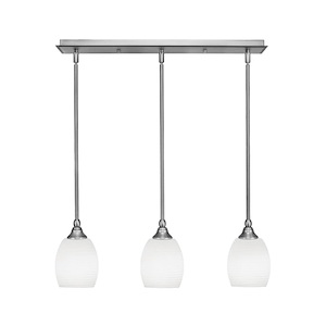 Any - 3 Light Linear Pendalier-7.75 Inches Tall and 5 Inches Wide - 697607