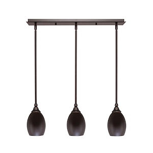 Any - 3 Light Linear Pendalier-8.25 Inches Tall and 5 Inches Wide - 697619