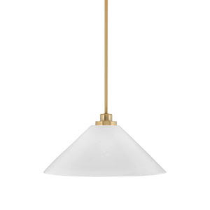 Odyssey - 1 Light Stem Hung Mini Pendant-7.75 Inches Tall and 16 Inches Wide - 1310877