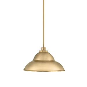 Odyssey - 1 Light Stem Hung Mini Pendant-7.5 Inches Tall and 13 Inches Wide - 1310891