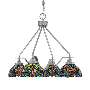 Odyssey - 3 Light Downlight Chandelier-20.75 Inches Tall and 20 Inches Wide - 1276353