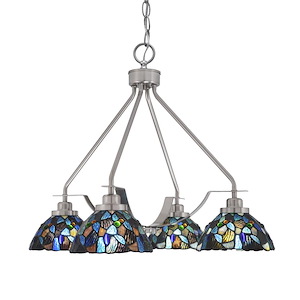 Odyssey - 3 Light Downlight Chandelier-20 Inches Tall and 20.25 Inches Wide - 1276357