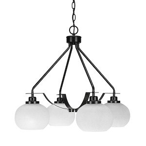 Odyssey - 4 Light Chandelier-21.5 Inches Tall and 24.25 Inches Wide - 882476