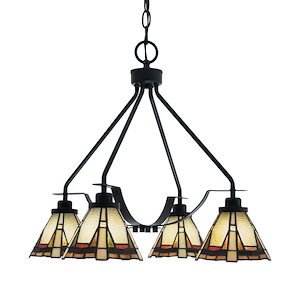 Odyssey - 3 Light Downlight Chandelier-21.25 Inches Tall and 20 Inches Wide - 1276345