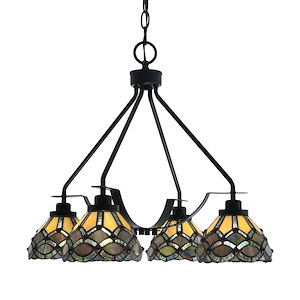 Odyssey - 3 Light Downlight Chandelier-21 Inches Tall and 19.75 Inches Wide - 1276350