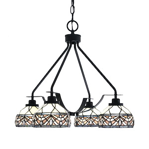 Odyssey - 4 Light Downlight Chandelier-20.5 Inches Tall and 19.5 Inches Wide - 1276352