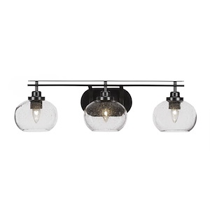 Odyssey - 3 Light Bath Bar-8 Inches Tall and 28.5 Inches Wide - 882475