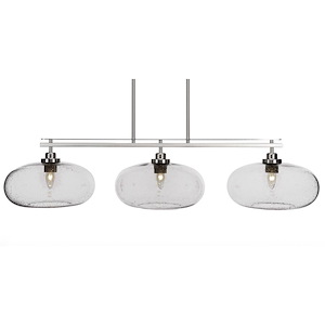 Odyssey - 3 Light Island-9.75 Inches Tall and 44.5 Inches Wide - 910352