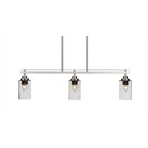 Odyssey - 3 Light Island-9.5 Inches Tall and 35.75 Inches Wide - 910356