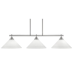 Odyssey - 3 Light Island-9 Inches Tall and 45.25 Inches Length - 1310903