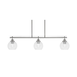 Odyssey - 3 Light Island-8 Inches Tall and 37.75 Inches Length - 1310908