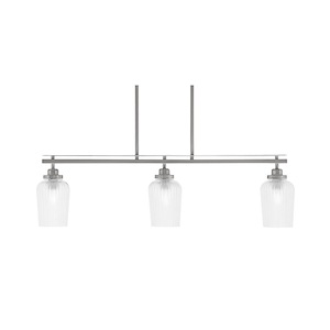 Odyssey - 3 Light Island-10.5 Inches Tall and 36.75 Inches Length - 1310909