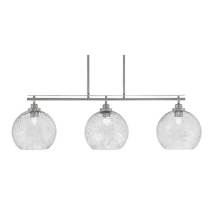 Odyssey - 3 Light Island-11.75 Inches Tall and 41.75 Inches Length - 1310910
